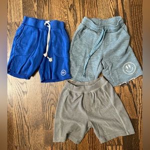 Boys shorts by brands pixie lane, sol Angeles and chaser